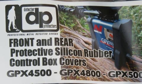 SILICON RUBBER BOX COVERS-MINELAB GPX SERIES
