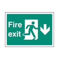 Exit Down Signs