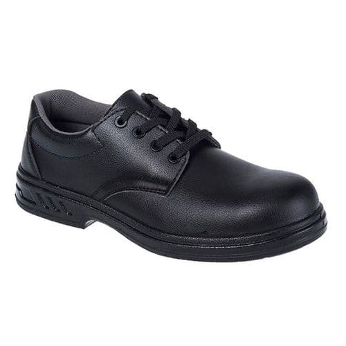 Portwest FW80BK Black Steelite Laced Safety Shoe S2