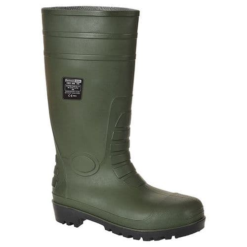 Portwest FW95G Green Total Safety Wellington S5