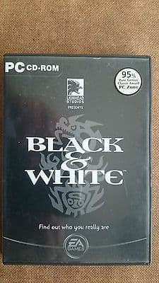 Black and White PC Game Original Release (Rare Black inlay)
