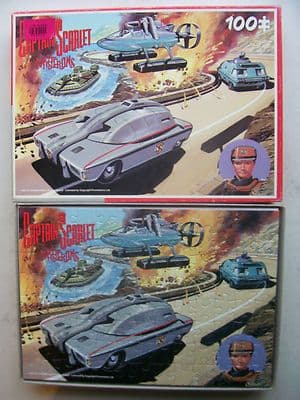 Captain Scarlet and the Mysterons  Vintage 100 Piece Jigsaw  by King