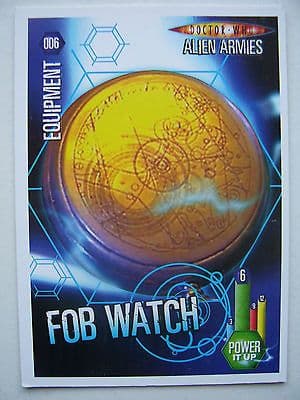 Doctor Who Alien Armies Fob Watch 006 Card