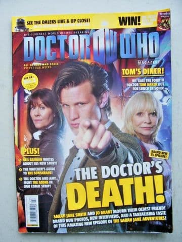 Doctor Who Magazine issue 427 The Doctor's Death!