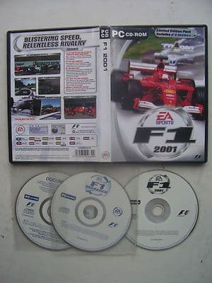 F1 2001 Limited Edition Pack Includes F1 Manager PC