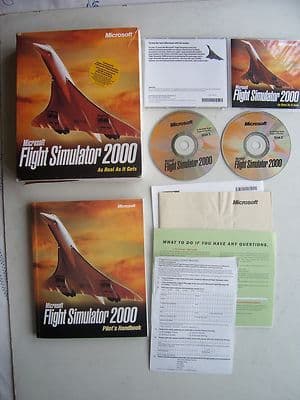 Microsoft Flight Simulator 2000  PC Big Box Edition