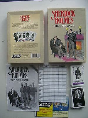 Sherlock Holmes The Card Game by Gibsons 1991