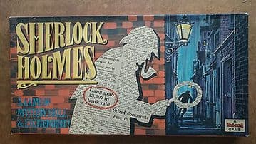 Sherlock Holmes Vintage Board  Game byTriang 1960s