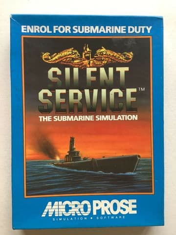 Silent Service (Commodore 64 By Microprose 1988) Classic Game