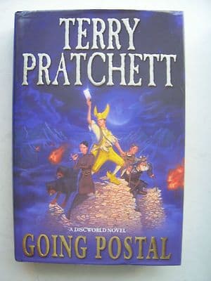 Terry Pratchett Going Postal  A Discworld Novel  Large Hardback Book