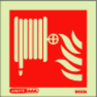 (6420) Jalite Fire hose Sign