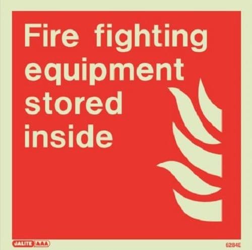 Firefighters Equipment Signs
