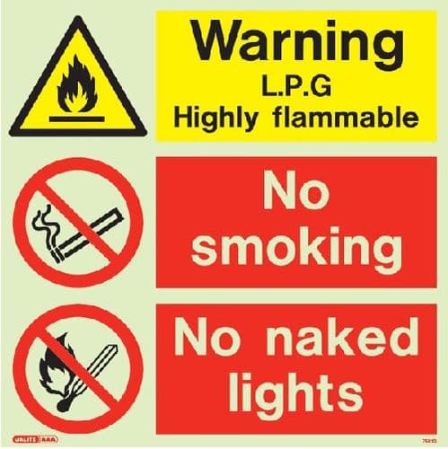Flammable & Gas signs