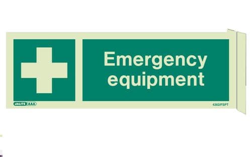 Jalite Emergency Equipment Sign (4362)