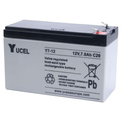 Y7-12 Yucel 12v 7Ah Battery