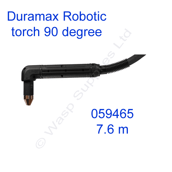 059465 Hypertherm Duramax 90 degree robotic torch 7.6m lead