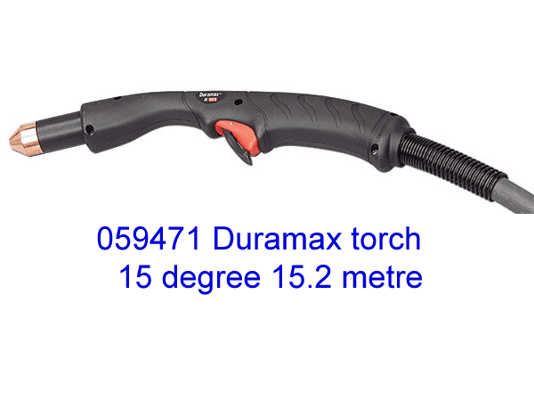 059471 Hypertherm Duramax  Hand Plasma cutting torch 15 Degree , 15.2m