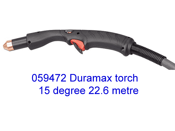 059472 Hypertherm Duramax  Hand Plasma cutting torch 15 Degree , 22.6m