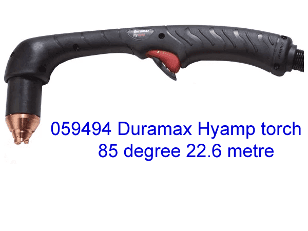 059494 Hypertherm Duramax  Hyamp Hand Plasma cutting torch 85 Degree , 22.6m