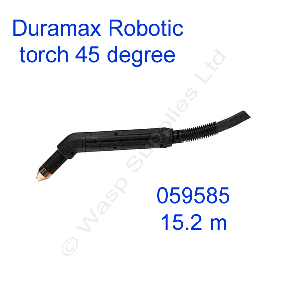 059585 Hypertherm Duramax 45 degree robotic torch 15.2m lead
