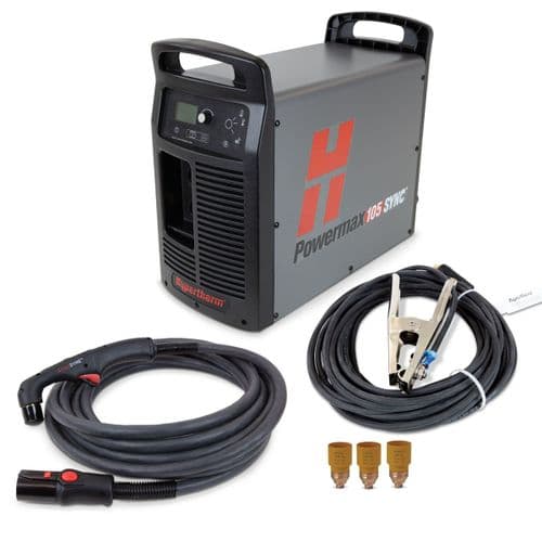 059691 Hypertherm Powermax105 SYNC plasma cutter with  15m handheld torch  with consumables CE