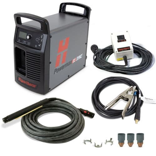 083362 Hypertherm Powermax 65 SYNC plasma cutter with 7.6m machine torch + CPC port,  remote on/off