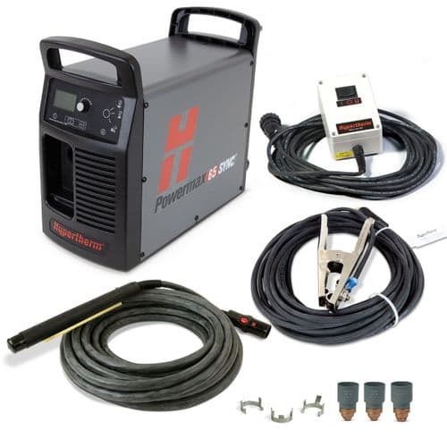 083363 Hypertherm Powermax 65 SYNC plasma cutter with 15.2m machine torch + CPC port, remote on/off