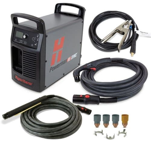 083365 Hypertherm Powermax 65 SYNC  7.6m hand torch with 10.7m machine torch + CPC port,  CE