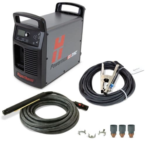 083367 Hypertherm Powermax 65 SYNC plasma cutter with 15.2m machine torch + CPC serial ports,  CE