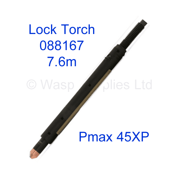 088167 Hypertherm mechanised lock torch 180 degree, 7.6m.