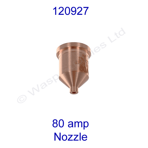 120927 Hypertherm 80amp  Plasma cutting nozzle powermax 1650 pk 5