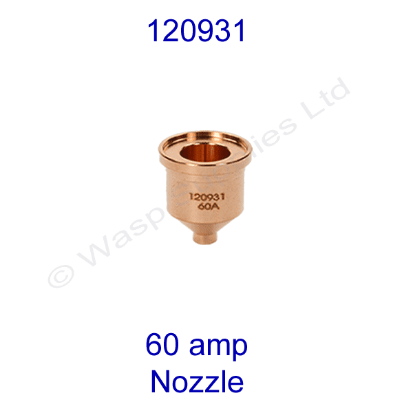 120931 Hypertherm 60amp  Plasma cutting nozzle powermax 1650 pk 5