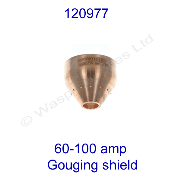 120977 Hypertherm plasma  Gouging shield deflector powermax 1250 pk 1