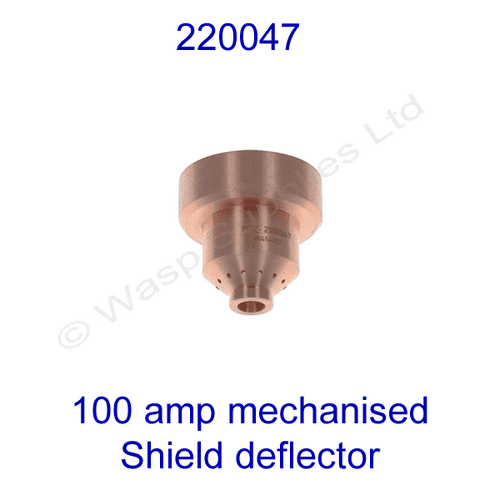 220047 Hypertherm 100 amp  Mechanised cutting shield deflector powermax 1650 pk 1