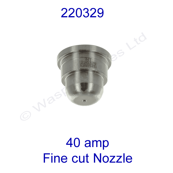 220329 Hypertherm 40amp Fine cut Plasma cutting nozzle powermax 1250 pk 5