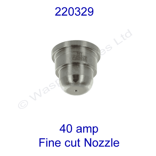 220329 Hypertherm 40amp Fine cut Plasma cutting nozzle powermax 1650 pk 5