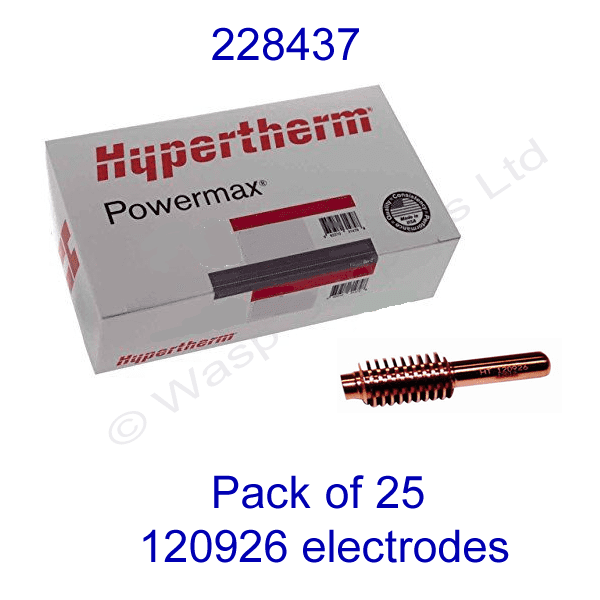 228437 Hypertherm bulk pack electrode 120926 pack of 25