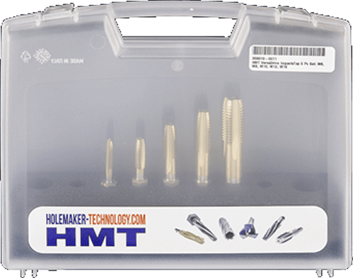 308010-SET1 1000HMT Versadrive impactatap 5 piece impact tap set, M6, M8, M10, M12 and M16 taps