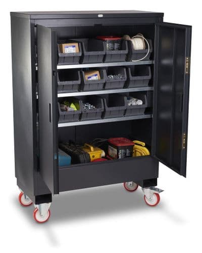 Armorgard Fittingstore, mobile secure storage cabinet.