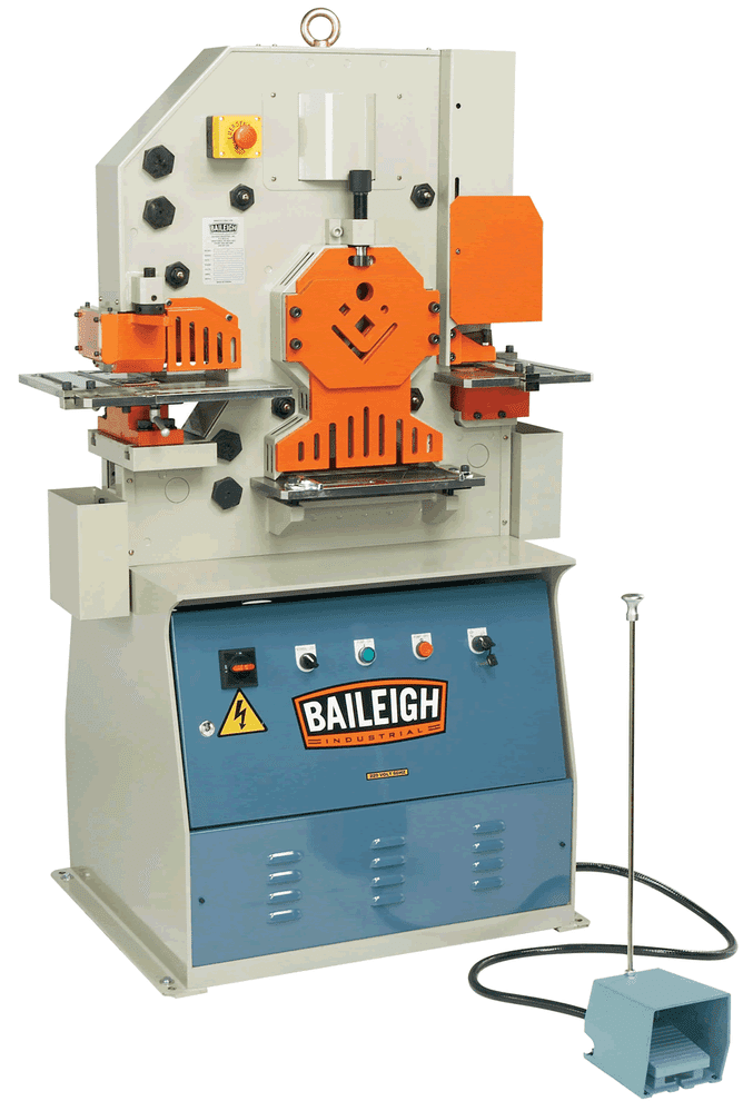 Baileigh SW-50-1 steelworker ironworker 240V Single phase