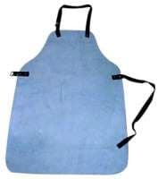 Chrome leather Apron with Ties 36"x 24"