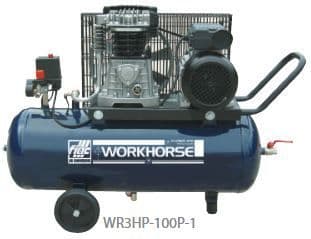 Fiac Workhorse WR3HP-100P-1, 230 volt, 3 HP, 100 litre tank compressor.