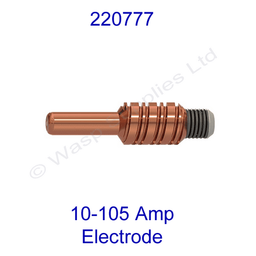 Hypertherm 220777 Copper plus Electrode gives double electrode life, pk 5