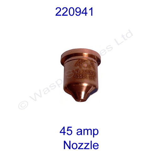 Hypertherm 220941 45 amp plasma cutting Nozzle pk5