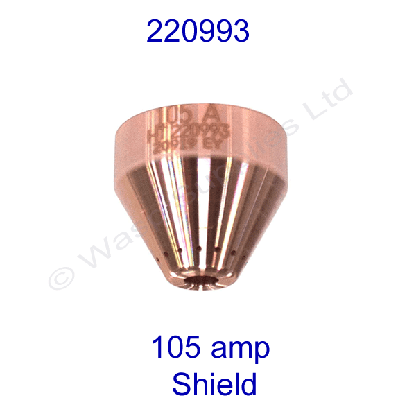 Hypertherm 220993 mechanised shield deflector 105 amp