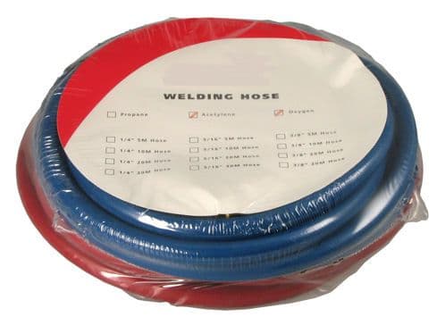 Oxygen/Acetylene fitted welding hose sets 6mm bore
