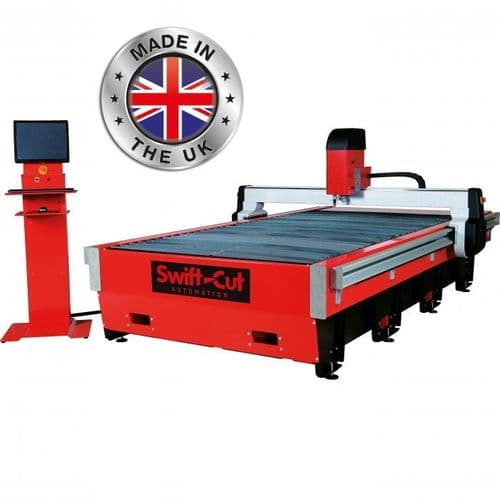 Swift-cut Pro 1250 CNC plasma cutting table up to 25mm cut, water bed,   installation and training .