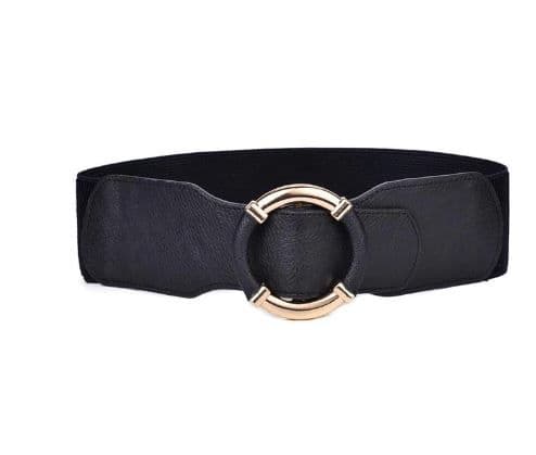 Women Wide Waist Belt For Dress Belts For Women Elastic Women Belts Dress Gown Vintage Female Belt Chain Circles